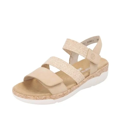 Abbildung von Remonte Damen R6861 Riemchensandalen, Braun, 42 EU
