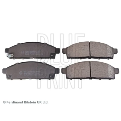 Abbildung von BLUE PRINT ADC44272 Bremsbelagsatz Vorderachse mit akustischer Verschleißwarnung Klammern MITSUBISHI: L200 / Triton V Pickup