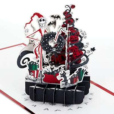 Abbildung von Hallmark Signature Paper Wonder Pop Up Weihnachtskarte (Nightmare Before Christmas)