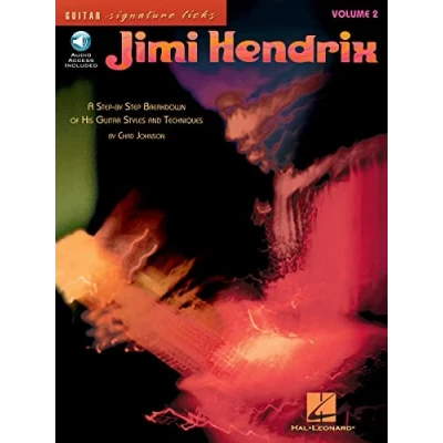 Abbildung von Jimi Hendrix Guitar Signature Licks Volume 2 (Book / Tab CD): Grifftabelle, CD für Gitarre