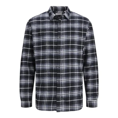 Abbildung von Jack &amp; Jones FALL Check LS Hemd, Herren, Größe: Small, Ombre blue