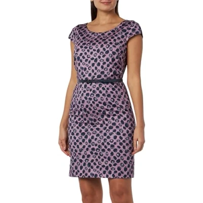 Abbildung von Betty &amp; Co MIT Print Etuikleid, Damen, Größe: 38, Lilac dark blue