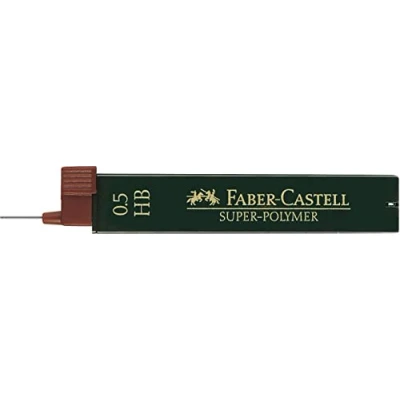 Abbildung von Faber Castell 120500 Feinmine Super Polymer, 0.5 mm, Härtegrad HB, 12 Stück