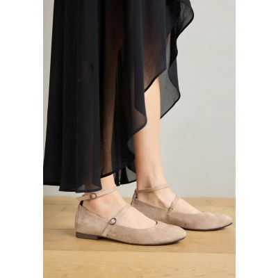 Abbildung von Tamaris Schaftballerina, Damen, Größe: 41, Taupe Schuhe