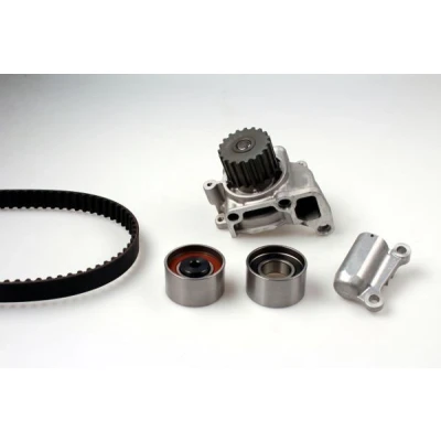 Abbildung von HEPU PK75335 Wasserpumpe + Zahnriemensatz mit Spanndämpfer, Spannrolle 153 MAZDA: 6 Estate, Saloon, Hatchback
