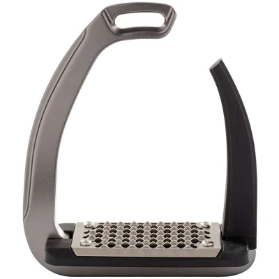 Abbildung von Acavallo Steigbügel REL X Easy Titan/Schwarz 12cm Agradi.deVerkauft von Agradi