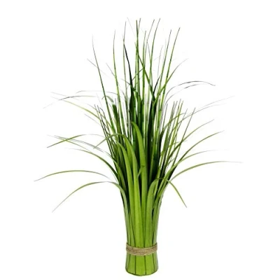Abbildung von Künstlicher Gras Bund stehend Stehgras Grasbündel Grasbusch Grasbüschel Dekogras Kunstgras Pflanzen Ziergras Deko Gräser Grüpflanze Kunstpflanze Kunstblume Busch Pflanze Ufer Dekopflanze, 62x40x40cm