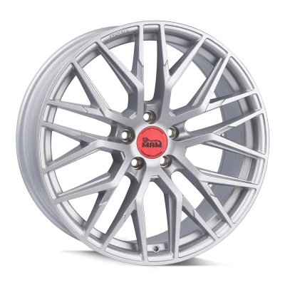 Abbildung von MAM WHEELS 5 loch 19Zoll 114.3mm Alufelge RS4 Matt Silber MAMRS485195114340MSL Felge 8.5Zoll 40mm 72.60mm
