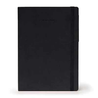 Abbildung von Bindungen mynot00 Notizbuch, 17 x 24 cm gestreift schwarz