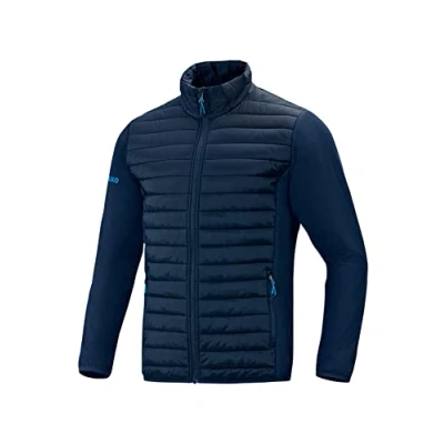 Abbildung von JAKO Fussball Teamsport Allwetter Hybrid Premium Winterjacke, Herren, Größe: Large, Blau