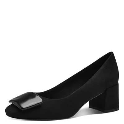 Abbildung von MARCO TOZZI Damen Pumps mit Blockabsatz Elegant, Schwarz (Black), 39 EU