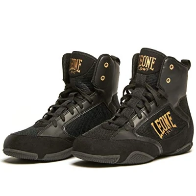 Abbildung von LEONE 1947 Unisex Stivaletti Boxe Premium STIEFEL CL110, Schwarz