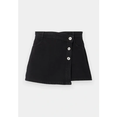Abbildung von ONLY Onllesly Skort Jeans Shorts, Damen, Größe: XS, Washed black