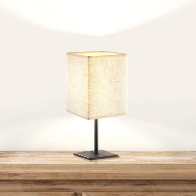 Abbildung von easy! BY FHL LED Tischleuchte »Lela«, 1 flammig, Leuchtmittel E14 ohne Leuchtmittel, Tischleuchte,Stoffschirm,Schnurschalter,Hochwertige Verarbeitung
