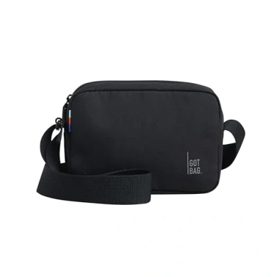 Abbildung von GOT Bag Umhängetasche Crossbody aus Ocean Impact Plastic Schultertasche Wasserabweisend Stylische Handy Klein mit verstellbarem Gurt (Black)