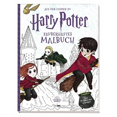 Abbildung von Aus den Filmen zu Harry Potter: Zauberhaftes Malbuch: Über 90 Bilder zum Ausmalen!