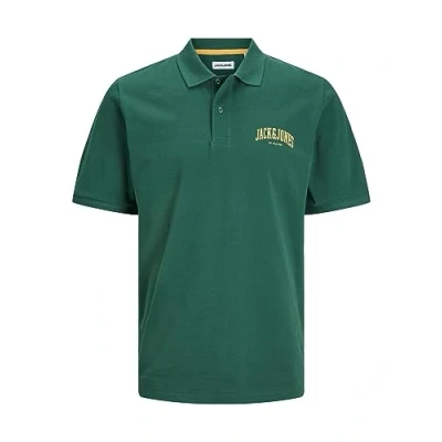 Abbildung von JACK &amp; JONES Herren Jjejosh Polo Ss Sn Langarmhemd, Dark Green, M