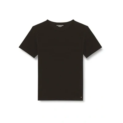 Abbildung von Tommy Hilfiger Herren 3er Pack T Shirts Kurzarm Stretch Rundhalsausschnitt, Schwarz (Black/Black/Black), S