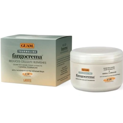 Abbildung von Guam, Fangocrema Tourmalinee FIR, gegen Cellulite Unvollkommenheiten mit schwarzer für die Vorteile der Fernen Infrarotstrahlen, Made in Italy, 300 ml Packung