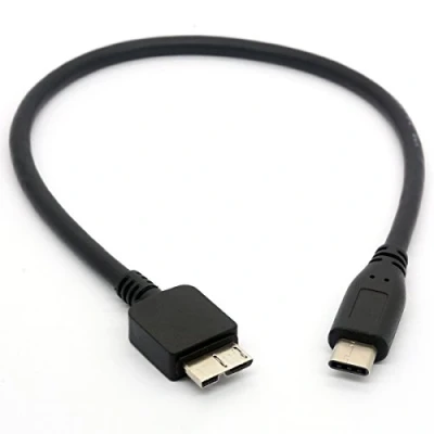 Abbildung von OpenII, USB C auf Micro Kabel, 3.1 Typ B (Micro USB) für WD my PassPort HDD Festplatte, 30cm