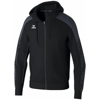 Abbildung von Erima Herren EVO STAR Trainingsjacke mit Kapuze (1032454), schwarz/slate grey, M
