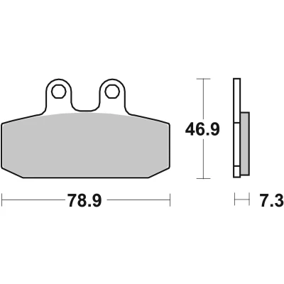 Abbildung von TRW Organic Allround MCB557 Bremsbelagsatz