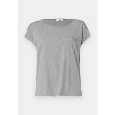 Abbildung von Marc O&#039;Polo Denim Short Sleeve Chest Pocket Tshirt basic, Damen, Größe: Large, Grey melange