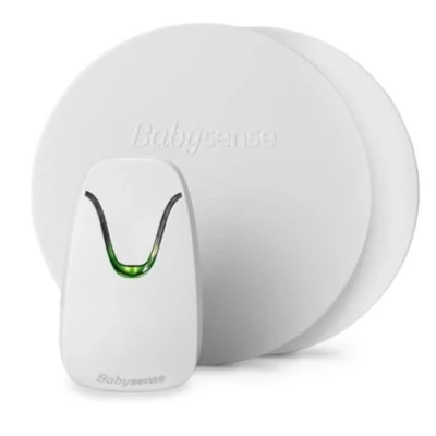 Abbildung von Babysense 7 Baby Atemmonitor Echtzeit Warnung bei Atemaussetzern, meldet Atemunregelmäßigkeiten, Medizinisch Zertifiziert, überwacht und unregelmäßige Atmung, ganzen Betts mit 2 Sensormatten