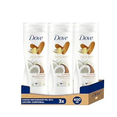 Abbildung von Dove Körpercremes Feuchtigkeitscremes 3 x 400 ml