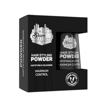 Abbildung von The Shave Factory Hair Styling Powder 21g Haar Puder Volumenpuder Männer für den lässigen Look entspanntes Ihn Einfaches (1 Packung)