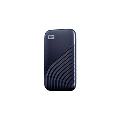 Abbildung von WD My Passport SSD 1 TB mobiler Speicher (NVMe Technologie, USB C und 3.2 Gen 2 kompatibel, Lesen 1050 MB/s, Schreiben 1000 MB/s) Mitternachtsblau