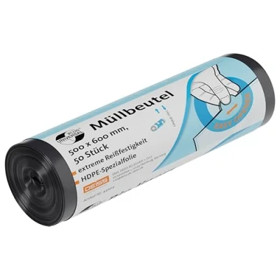 Abbildung von Müllbeutel DEISS UNIVERSAL PLUS 30 L, grau, 50 St.