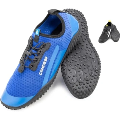 Abbildung von Cressi Unisex Adult Sonar Shoes Wasserschuh für Erwachsene aus Mikroperforiertes Gewebe, Blau/Azurblau, 42 EU