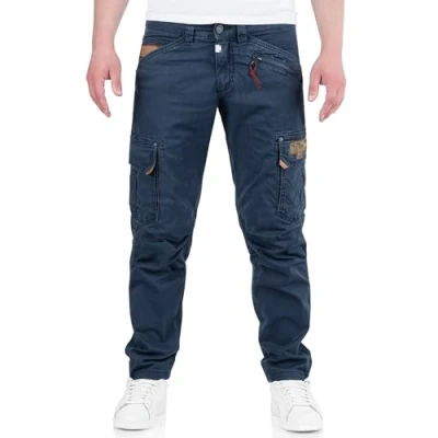 Abbildung von Timezone RogerTZ Roger Herrenhose Cargohose lässig modern (W34/L36, total Eclipse)