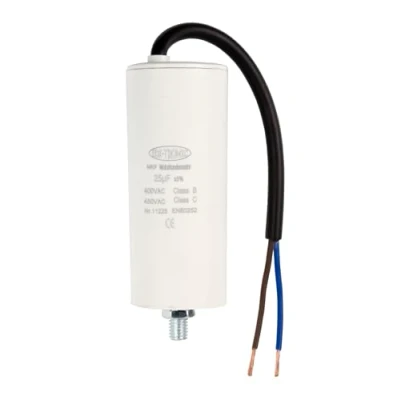 Abbildung von Kondensator Anlaufkondensator Motorkondensator Arbeitskondensator Kabel 25µF 450V