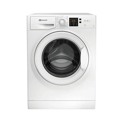 Abbildung von Bauknecht BPW 814 B Waschmaschine Frontlader/ 8kg/ kraftvolle Fleckenentfernung/ Clean Plus/ Kurz 45&#039; / Anti Allergie Mengenautomatik/ Option Extra Touch