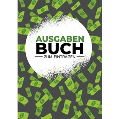 Abbildung von Ausgabenbuch zum Eintragen: Finanzplaner und Haushalts Budget Tagebuch Eintragen Einfaches Haushaltsbuch mit vorgedruckten Seiten