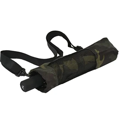 Abbildung von iX brella Trekking XL Taschenschirm 115 cm groß mit Umhängetasche Camouflage stone