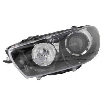 Abbildung von ALKAR 2745119 Scheinwerfer links P21W, D1S, H7 mit Tagfahrlicht Elektromotor Gehäuse schwarzem Innenteil VOLKSWAGEN: Scirocco III