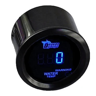 Abbildung von Mintice™ Universal 2&quot; 52mm Auto KFZ Blau Licht Anzeige Digital Wasser Temperatur Temp Instrument Messgerät