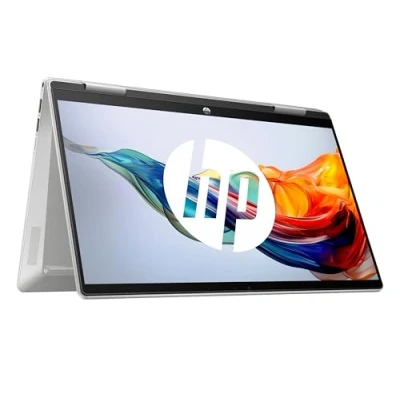 Abbildung von HP Pavilion x360 2 in 1 Laptop 14&quot; FDH Touchdisplay Intel Core i7 1355U 16 GB DDR4 RAM 512 SSD Iris Xe Windows 11 Home QWERTZ Tastatur Natural Silver
