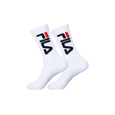 Abbildung von Fila F9598, Socken Uni, weiß, 43/46