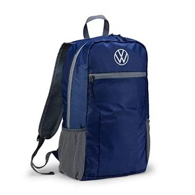 Abbildung von Volkswagen 000087329F Faltrucksack Faltbarer Rucksack Tasche, blau, 20 Liter, mit neuem VW Logo