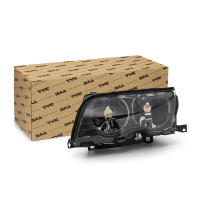 Abbildung von TYC 20 0012 01 2 Scheinwerfer links H7/H7 für Rechtsverkehr ohne Lampenträger, mit Elektromotor BMW: 3 Saloon, Touring