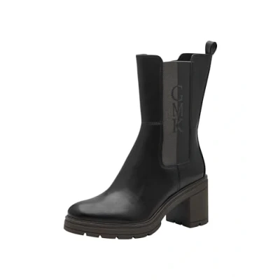 Abbildung von Marco Tozzi Guido Maria Kretschmer High Heel Stiefelette, Damen, Größe: 37, Black khaki Schuhe