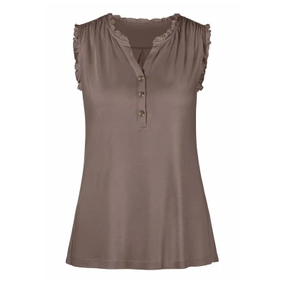Abbildung von Lascana Top, Damen, Größe: 36/38, Taupe