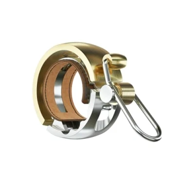 Abbildung von Knog 12128 OI Luxe Fahrradklingel, Messing, S