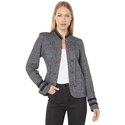 Abbildung von Tommy Hilfiger Damen Klassische Open Front Band Jacke Lässiger Blazer, Schwarz Multi, XXL