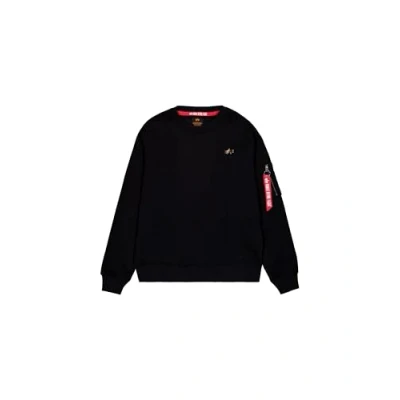 Abbildung von Alpha Industries 3D Small LOGO Sweatshirt, Herren, Größe: XXL, Black