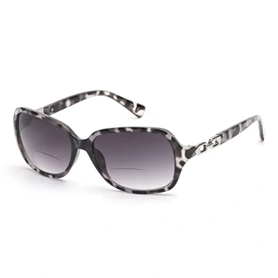Abbildung von JM Bifokale Lesebrille für Damen Vintage UV Schutz den Außenbereich Graue Schildkröte +2.0
